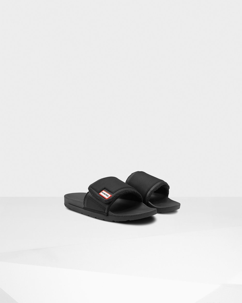 Slippers Dames - Hunter Original Adjustable - Zwart - 62GWTNLSE